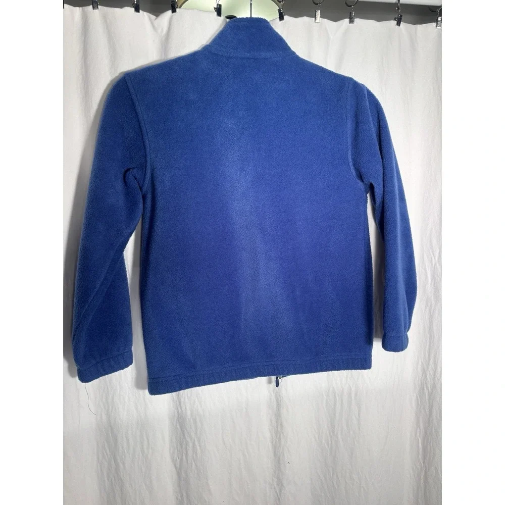 Harriton Youth Small Full-Zip‎ Fleece Royal Blue MM8